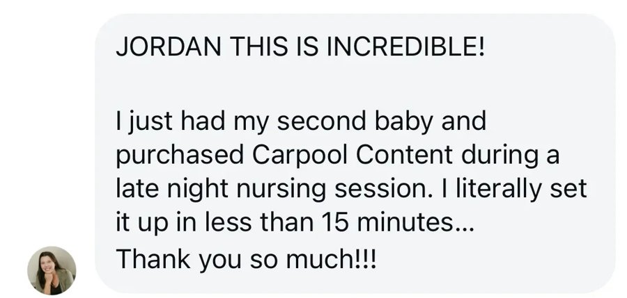 User message: purchased during a late night nursing session and set it up in under 15 minutes